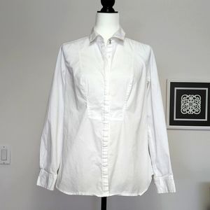 Ricki's White Long Sleeve Button Up Top